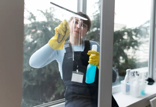 Nettoyage de vitres intérieures et extérieures à Saint-Martin-le-Châtel